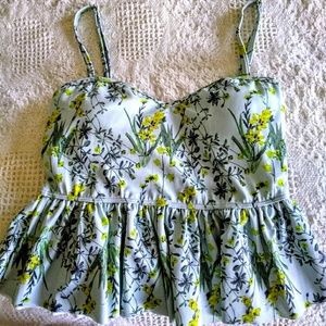 Kortni Jeane Peplum Swim Top